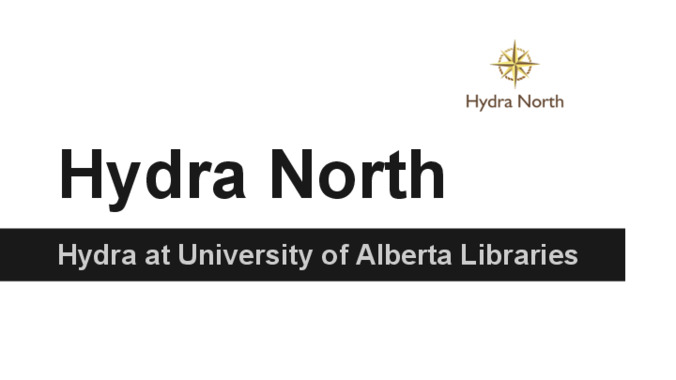 <span itemprop="name">Hydra at University of Alberta Libraries</span> and <span itemprop="name">Hydra North</span>